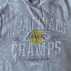 NBA Los Angeles Lakers championship 2020 fanatics short sleeve tee shirt XL